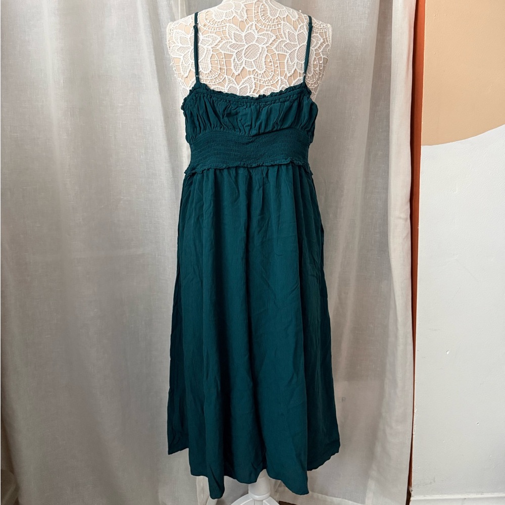 Old Navy Teal Green Midi Dress - Picture 5 of 5